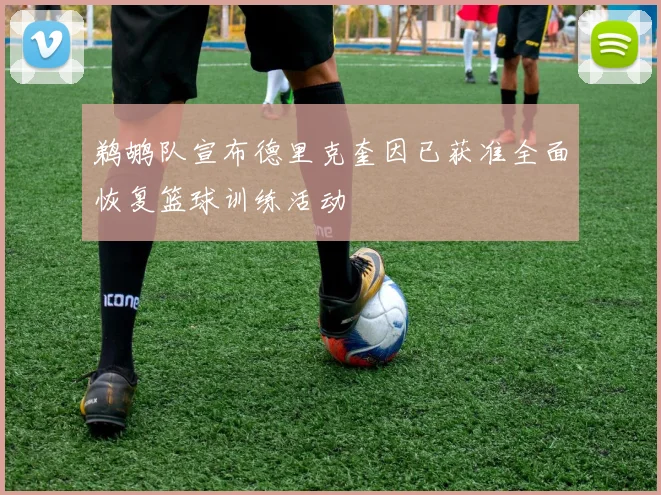 鹈鹕队宣布德里克奎因已获准全面恢复篮球训练活动